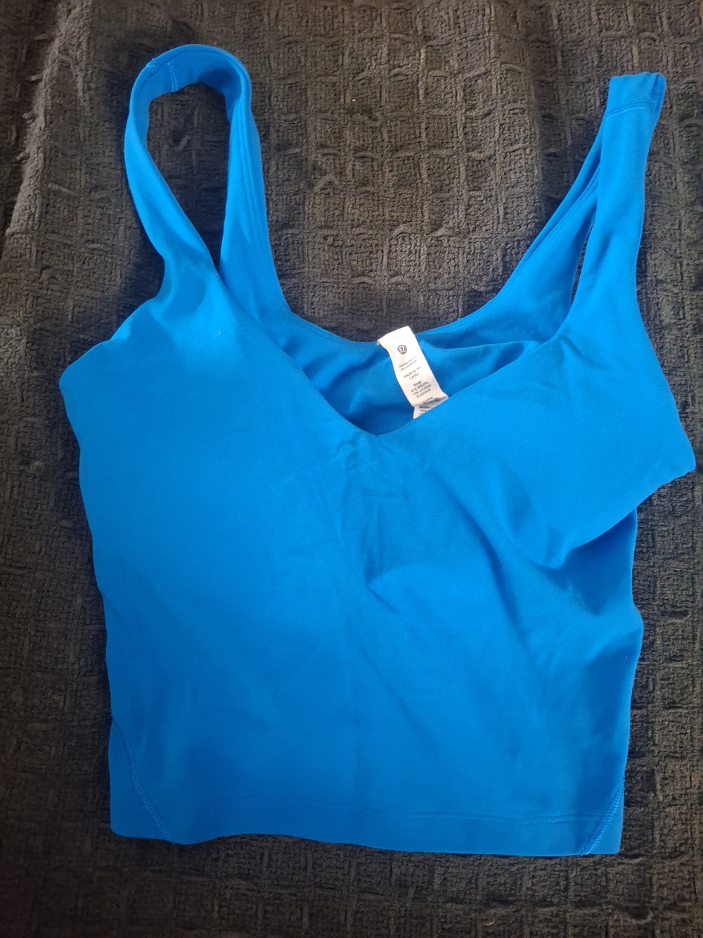 lululemon athletica Bright Blue  Crop Tank